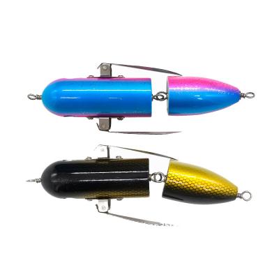 China Wood EIGHT CLAW Fishing Lure Basswood GT Fishing Lure Wooden Pencil Sea Outdoor Stickbait for sale