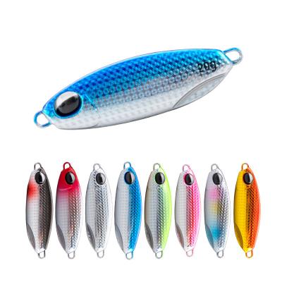 China Shore Fishing Primer 10g 15g 20g Japanese Jig EIGHT CLAWS Style Metal Jig Long Casting Lead Leads Fishing Lure for sale