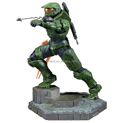 China Cartoon Toy Custom 3D Printing PVC Plastic Figures An Infinite Master Chief Halo with Grappleshot PVC Statue--and Exclusive Variant for sale