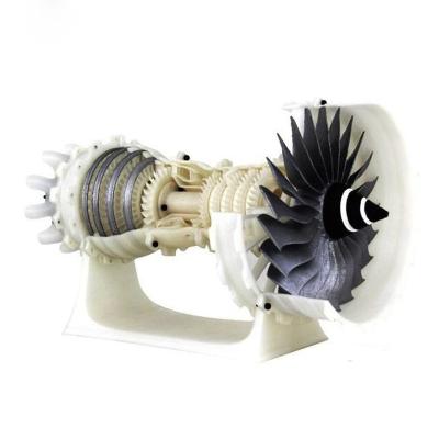 China High Precision OEM Aircraft Jet Turbojet Aluminum Custom Turbine Engine for sale