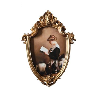 China Vintage wedding photo frame vintage, American frame wall, European country style, wedding photo frame photo wall combination photo frame for sale