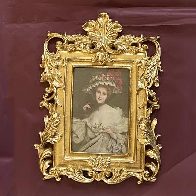 China European-style resin picture frame relief die-cut picture frame send girlfriend creative relief wedding photo hollow frame thank you for sale