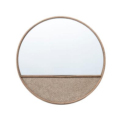 China Wholesale GUEST ROOM living room bedroom decoration Nordic simple fashion handmade wooden hanging mirror cosmetic mirror for sale