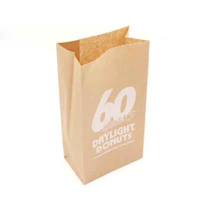 China Recyclable Food Printed Paper Bag With Stick Label , Factory Supply Small Paper Bags For Candy for sale