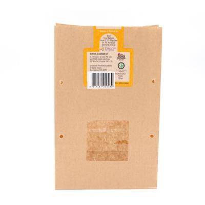 China Wholesale China Supplier Recyclable Food Grade Tin Tie Baby Food White Paper Bag for sale