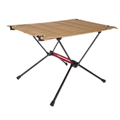 China Lightweight aluminum alloy portable folding table, foldable fishing table for outdoor camping for sale