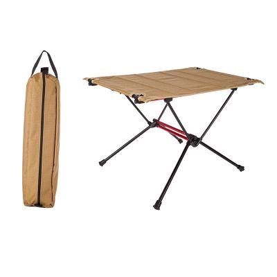 China Lightweight Aluminum Alloy Easily Foldable Bracket Tactical Table , Outdoor Cloth Camping Tables for sale