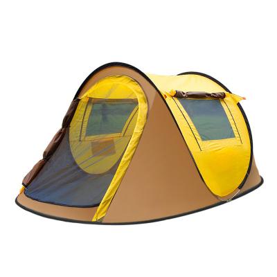 China Straight Tying Type Portable Folding Outdoor Camping Tent , Quickly Build Leisure Beach Tents for sale