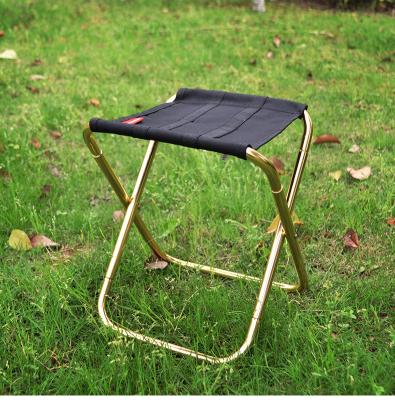 China 7075 7075 Outdoor Folding Oxford Cloth Alloy Camping Stools Aluminum, Lightweight And Portable Aluminum Alloy Fishing Stool for sale