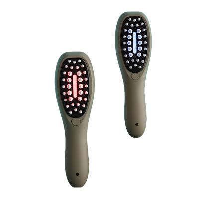 China Anti Hair Loss Comb Electric Massage Therapy Hair Growth Comb Family Laser Red Light Ion Ion Vibration Vibration Massager Brush for sale