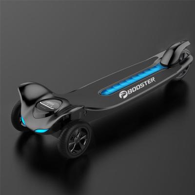 China led display & led lights tomoloo hottest design adult new develop 2018 3 wheel electric skateboard tricycles scooter with BT with APP for sale