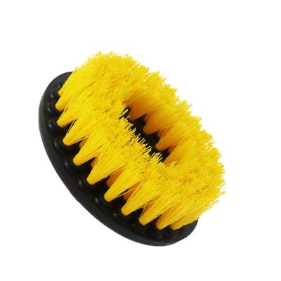 China Long Lasting Low Cost 3pc Car Cleaning Brush Car Brush Drill Detailing Brush With Drill Attachment for sale