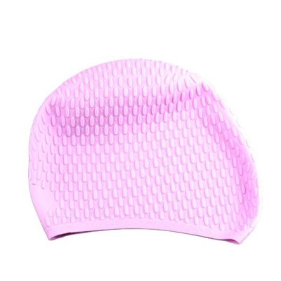 China Factory Wholesale Custom Made Kids Seaside Fashion Non-slip Massage Adult Swim Cap Eco-Friendly Waterproof Durable Swimming Pool for sale