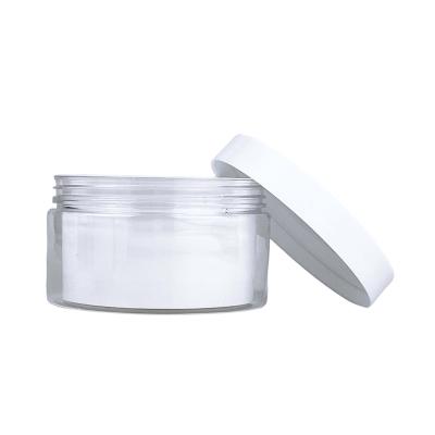 China Storage Container PP PS Plastic Mini Sample Jar Cosmetic Eye Cream Facial Cream Jar With Lid for sale