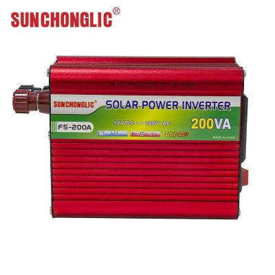 China 200va 200 Watt Sine Wave Inverte 12v To 220V Easy Installation For Household Devices for sale