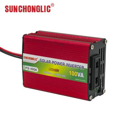 China 100va Modified Sine Wave Inverter High Accuracy Smooth Operation 100w Car Power Inverter for sale