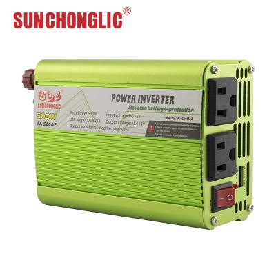 China 500va 60Hz Modified Inverter Overload Protection 12vdc To 110vac Inverter for sale