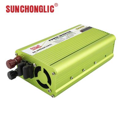 China 1000W Modified Inverter Sine Wave Power Inverter 12VDc 110VAc USB Charging for sale