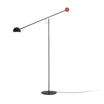 China Balance Balance Floor Lamp Black Series Space Decoration Living Room Study Villa Nordic Modern Simple Art Led Lamp for sale