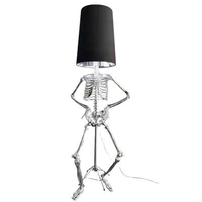 China Post-modern designer hotel villa living room body art floor lamp for sale