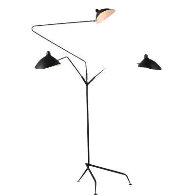 China Swing Designer Open Teeth Long Arm Modern Arm and Claws Modern Iron Platypus Style Homestay Long Arm Swing Industrial Floor Lamp for sale