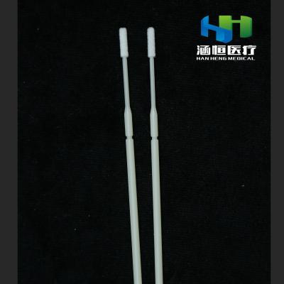 China White Sterile Nasopharyngeal Flocked Swab For Laryngopharyngeal for sale