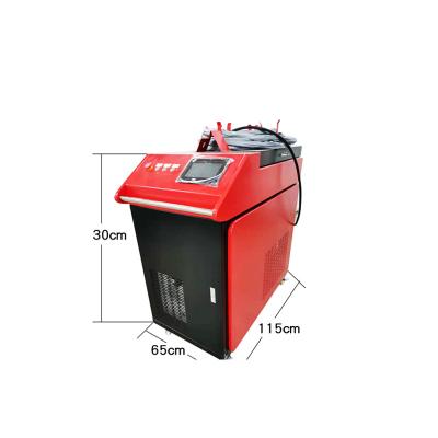 China Regular Handheld High Fiber Laser Dust Removal 1000w Metal Rust Removal Laser Cleaning Machine Exterior Cleaning for sale