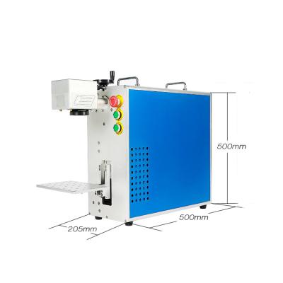 China Factory Direct Loading 20w 30w 50w100w Automated Color Fiber Laser Marking Machine For Metal Engraving for sale