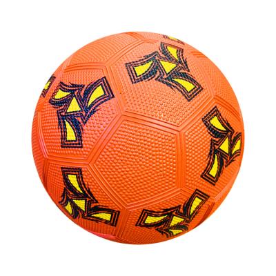 China Promotion Customized Logo Training Size 5 Official Rubber Pebble Outdoor Supplies Football for sale