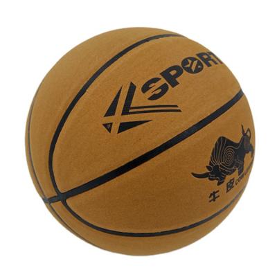 China Wear Resistance Wholesale Basketballs Size 7 Promotional Leather Ball Laminated Basketball for sale