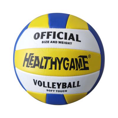 China Colorful soft touch glood professional training soft volleyball beach volleyball ball for sale