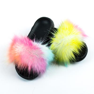 China Wholesale Best Selling Breathable Beach Shoes Kids Fashion Girls Shoes And Sandals Leisure Outside Little Girls Faux Fur Slippers for sale