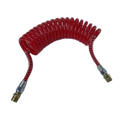 China Spring Cable Garden Brake Hose Trucking Water Air Compressor For Air Compressor Spiral Hose Air Coils for sale