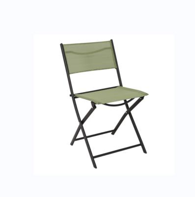 China Good quality outdoor garden simple folding fabric portable balcony folding chair armless frame for sale