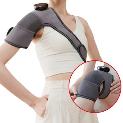 China Body HeatPulse Heated Knee Brace Wrap Massage Knee Pad Relaxation Vibration Shoulder Knee Massager for sale