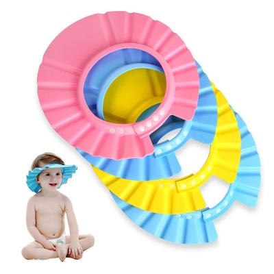 China 2020 Baby Shower Hat Child Bath Sunshade Eco-Friendly Shower Hat Bathroom Products for sale