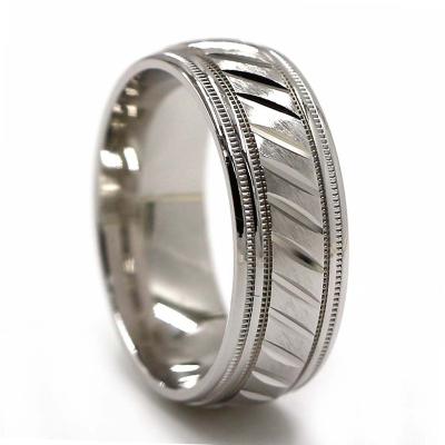 China SR0019 Fashionable CNC Jewelry Machine Wedding Ring Model Wedding Bands 925 Silver Wedding Rings Hot Sale for sale