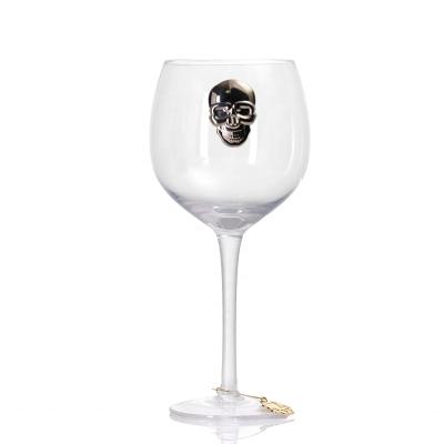 China Viable Customize Luxury Clear Glassware Goblet Wine Glass Cup Long Stem Red Wine Glass for sale