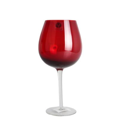 China Sustainable Customized Wedding Decoration Large Red Wine Glass for sale