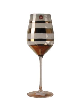 China Viable Elegant Electroplated Silver Wine Glass Colored Wine Glass Fancy Wine Glass for sale