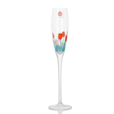 China Viable Glass Champagne Cup Wedding Gift Champagne Flute Lead Free Crystal for sale