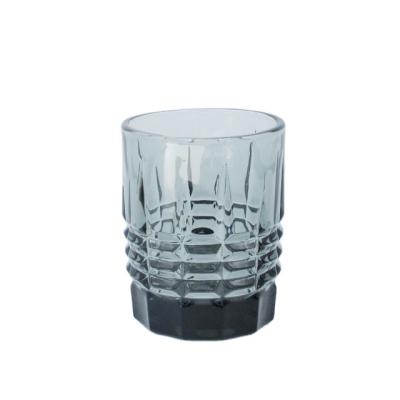 China Viable Handmade Whiskey Drinking Glass Solid Color Drinking Tumbler Drinkingware for sale