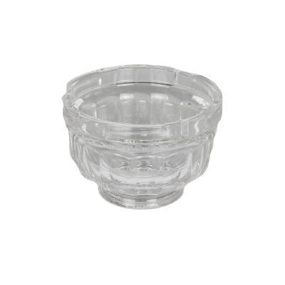 China Wholesale Cheap Clear Disposable Crystal Glass Salad Food Bowl for sale