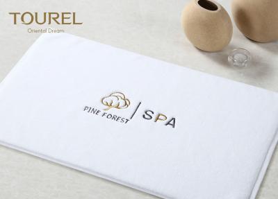 China Excellent Water Absorbent Hotel Luxury Bath Rugs Jacquard Fabric Floor Towel for sale