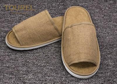 China Disposable Close Toe Hotel Room Slippers / Disposable Travel Slippers for sale