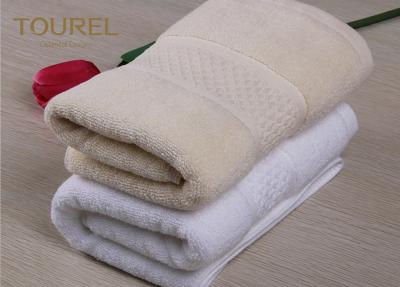 China White Bath Hotel Towel Set Jacquard Hotel Towel Luxury Plain 100% Cotton for sale