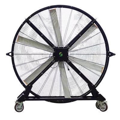 China Gear Logistics Center Adjustable Heavy Duty Metal Industrial Workshop Gym Floor Fan for sale