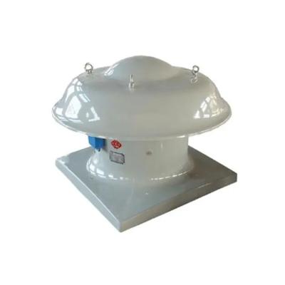 China Exhaust Ventilation FRP Carbon Steel Chimney Smoke Exhaust Fan Axial Flow Roof Mounted Ventilation Fan for sale