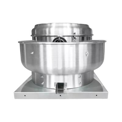 China Kitchen Hood Exhaust Fan Exhaust Ventilation Factory Price Upblast Roof Fan Centrifugal Blower for sale