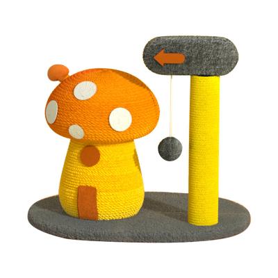 China Solid Structure Easy To Install And Clean Fashion Design Toy Climbing Frame Unique Cat Scratch Post Modern Cat Tree for sale